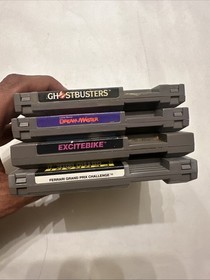 Ghostbusters, Dream Master, Excitebike, Ferrari Grand Pros Challenge NES 4 Games
