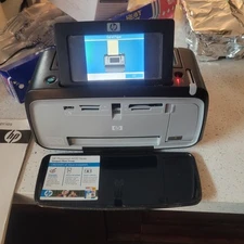 HP Photosmart A626 Digital Photo Inject Printer with AC Power Adapter Black