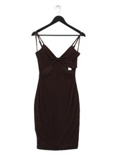 Windsor Bodycon Midi Dress L in Brown