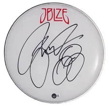 Jason Bonham Signed Autograph 12" Drumhead Led Zeppelin John's Son Beckett COA