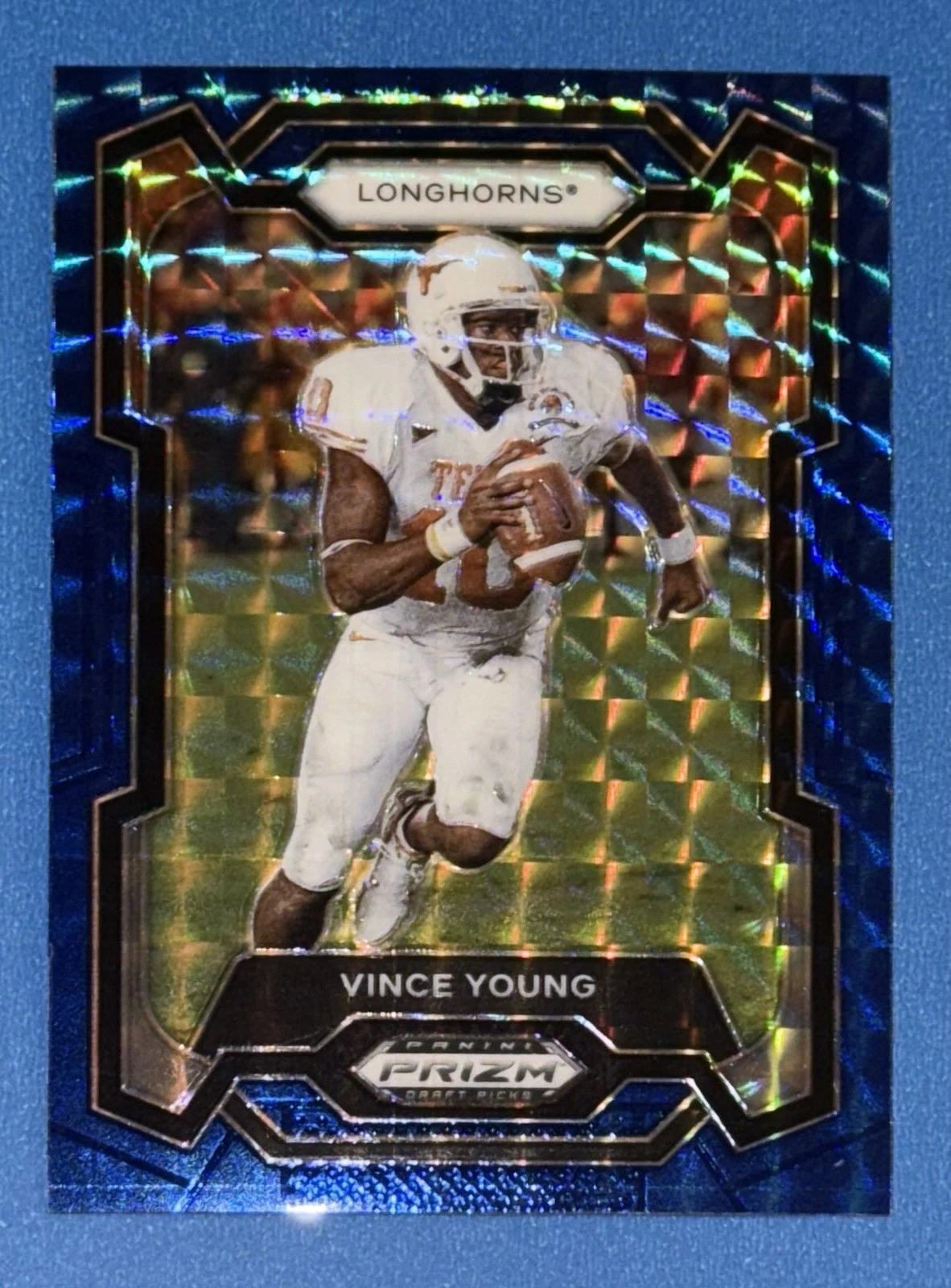 2024 Panini Prizm Draft Picks Blue Finite Prizm Vince Young #d /89 SP