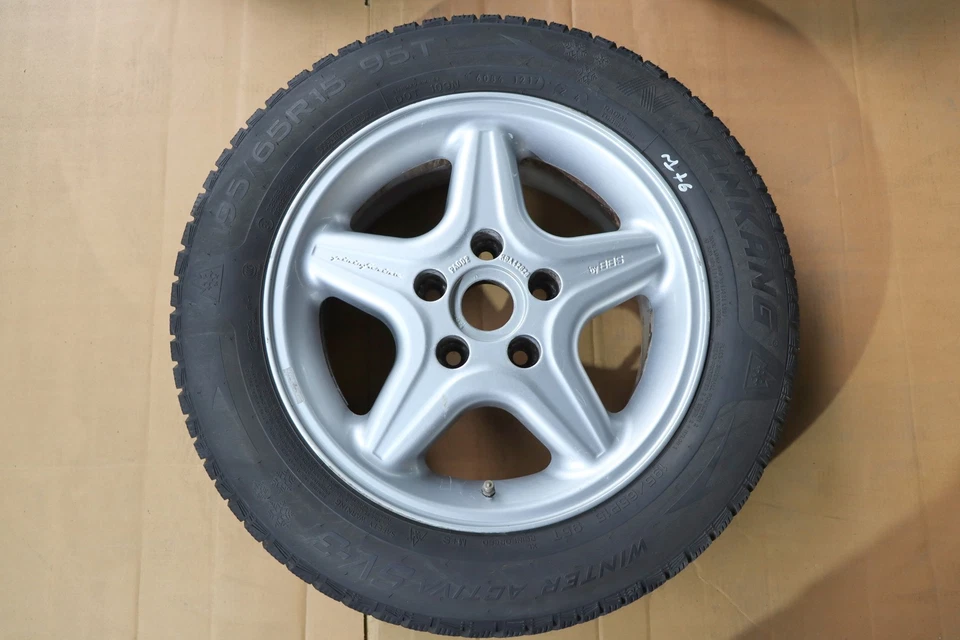 Audi A4 A6 Alufelgen 195/65 R15 Winterreifen Reifen pininfarina BBS 6-7mm - Bild 4 von 4