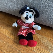 Minnie Mouse Vintage 8-inch Plush Polka Dot Dress Applause