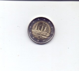 MONNAIE 2 EURO LETTONIE 2014 COMMEMORATIVE SUPERBE