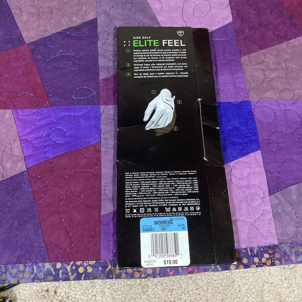 Nike Dri-Fit Elite Mujer CAD Mano Izquierda M 20 CM GG0291-101 BLANCO/NEGRO Foto 2 de 4