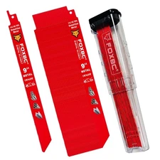 FOXBC 9 Inch 14/18 TPI Reciprocating Saw Blades Demolition for Auto Dismantling