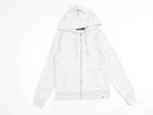 FB sister Womens Grey Cotton Full Zip Hoodie Size XS Zip