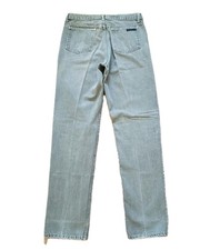 Vintage 80s Calvin Klein Sz 34x35 Fits 33x35 USA Made Mens Green Denim Jeans