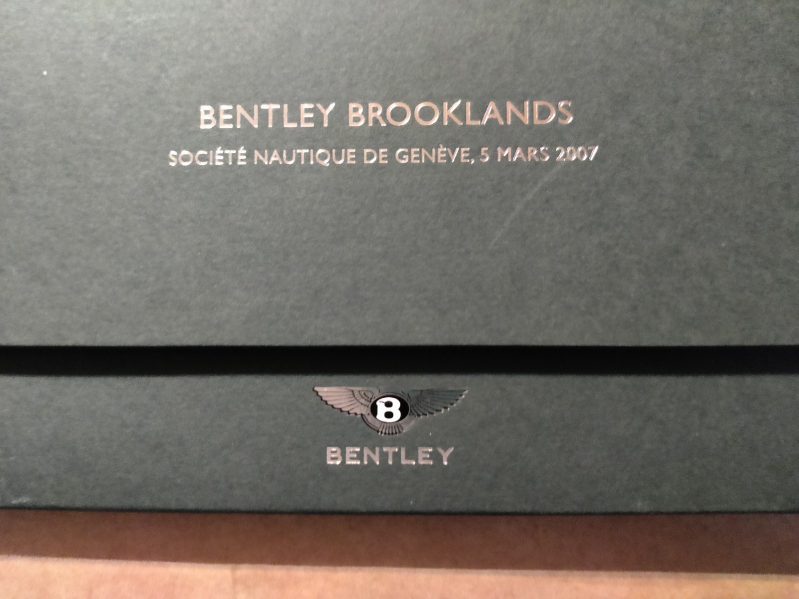 Bentley Brooklands Société Nautique de Genève 2007 Launch Brochure Pack image 2