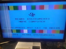 VINTAGE Texas Instruments Ti-99/4A Home Computer w Box, Cords, plus - TESTED