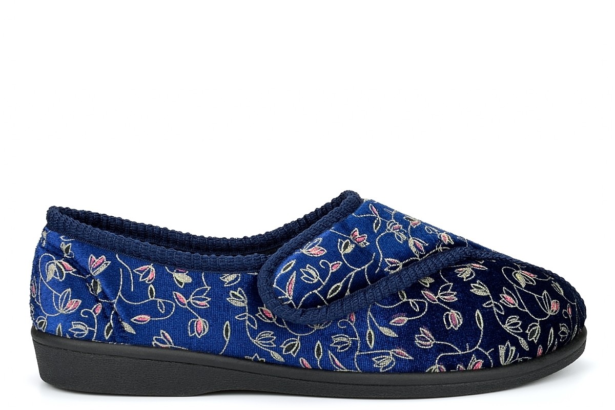 SAOLA Pantofole donna lavabili ciabatte donna chiusura touch suola flessibile taglia navy