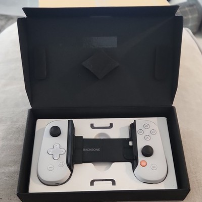 Backbone Ergonomic Mobile Controller for iPhone, White or Black, iOS Attachment