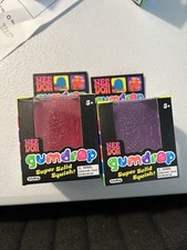 Needoh Schylling Gumdrop Sensory Toy 2 Pack Purple Pink New Sealed Ships Fast