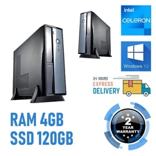 Assembled Desktop Computer Celeron 4GB SSD 120GB Windows 10 Pro