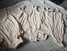 5 Auden size 2xlarge Luxe Stretch Fully Lined Thong Bodysuit Nude New Tank