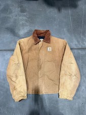 Vintage Carhartt J02 BRN Arctic Traditional Jacket Brown Made in USA Size 46/XL