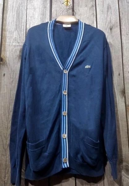 Men Lacoste Sweater Multicolor Cotton 40 /L / 48