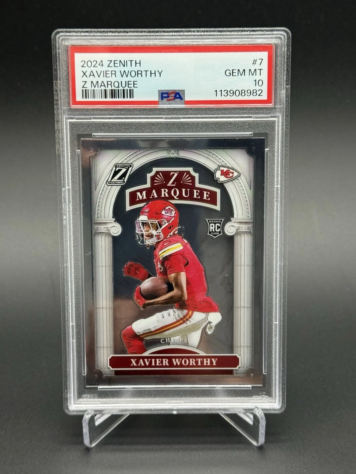 Xavier Worthy Panini Zenith Z Marquee #7 Base