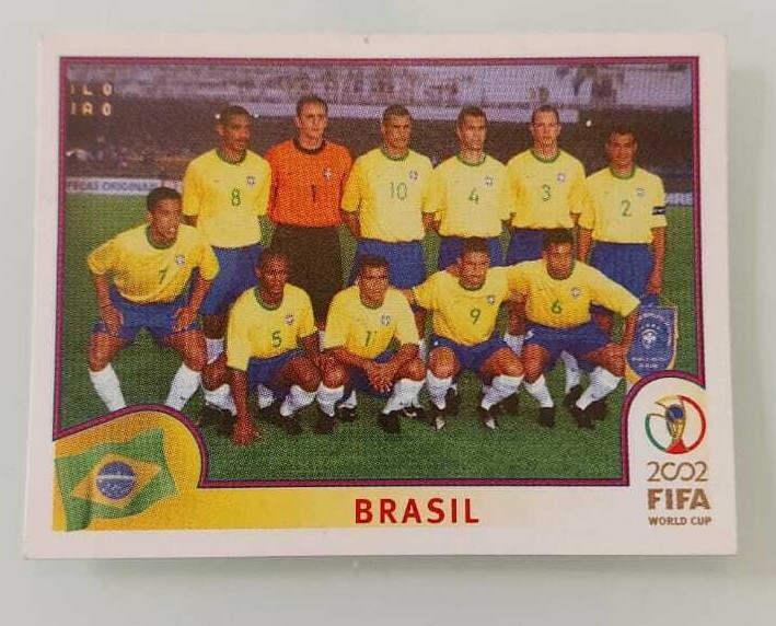 2002 Panini FIFA World Cup Korea Japan Brazil Ronaldinho Gaucho