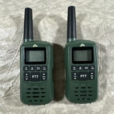 2 Ozark Trail Green IPX4 Weatherproof Walkie Talkie Radio 100070695