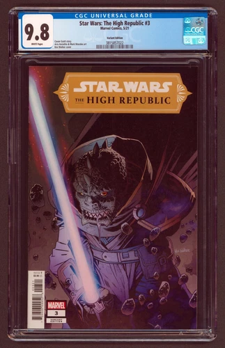 Star Wars The High Republic #3 Variant 1:25 CGC 9.8 NM/MT WP 2021 Marvel Comics