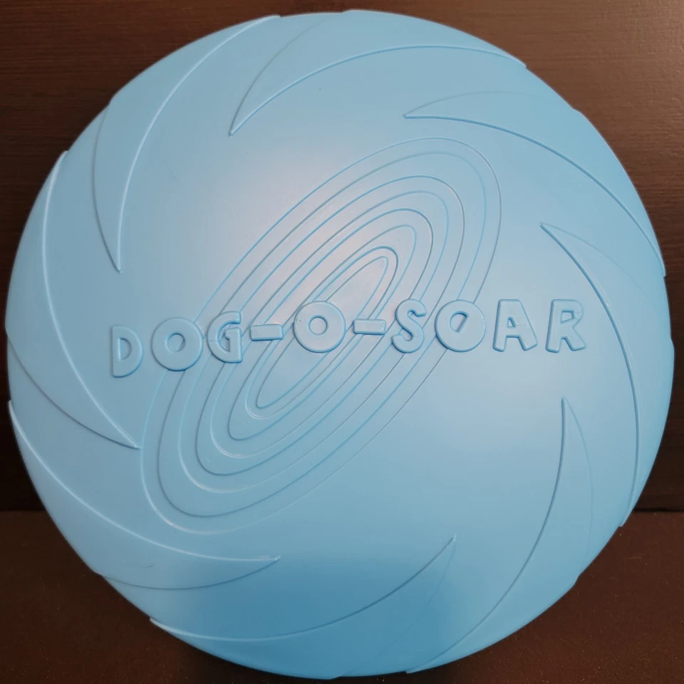 Disco volador de juguete para perros flexible duradero disco volador GRANDE masticar juguetes para buscar Foto 2 de 4