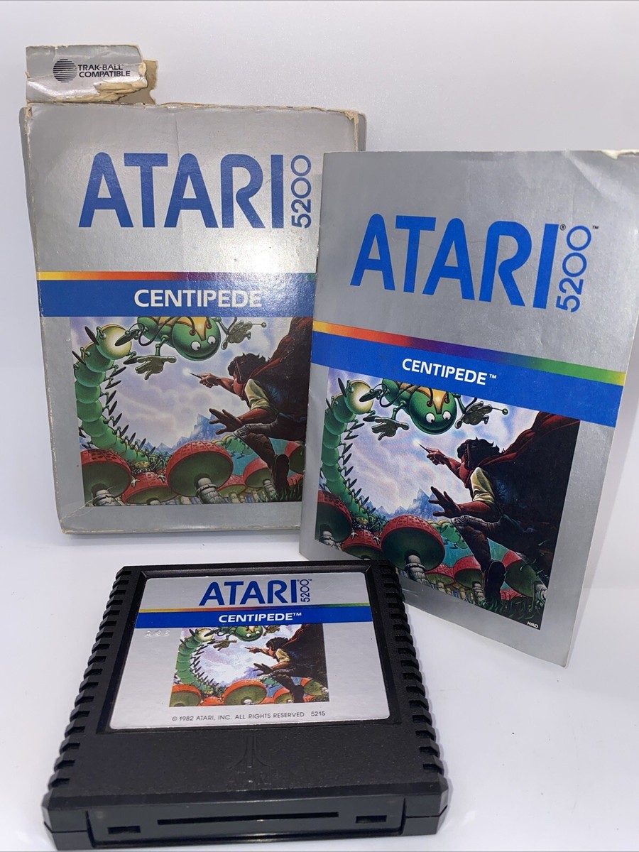 CENTIPEDE Atari 5200 Game Cartridge, Manual & Original Box | eBay