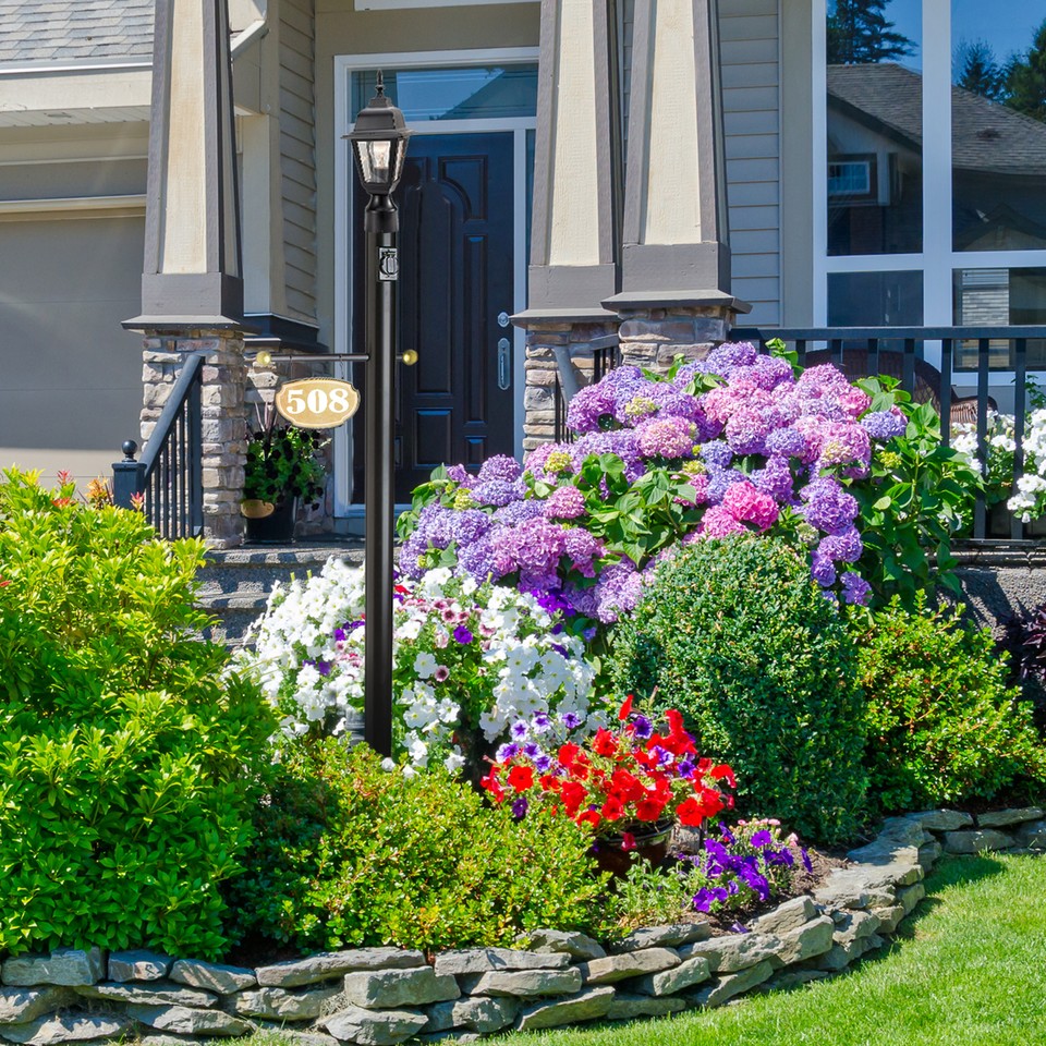 Design House 579722 Outdoor Lamp Post Electrical Outlet Black eBay