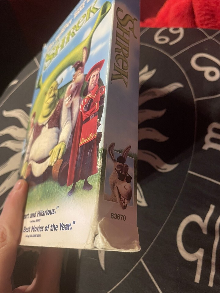 Shrek VHS 2001 Big Box Special Edition Dreamworks Pg Vcr Funny Animated ...