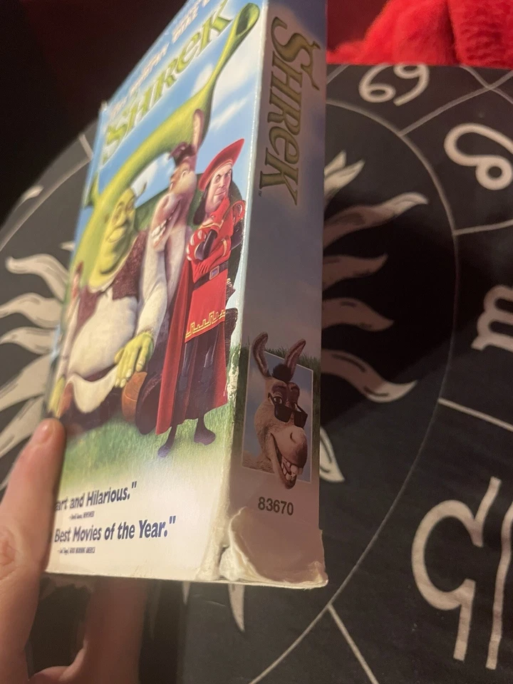 Shrek VHS 2001 Big Box Special Edition Dreamworks Pg Vcr Funny Animated Movie  - Image 3 of 4