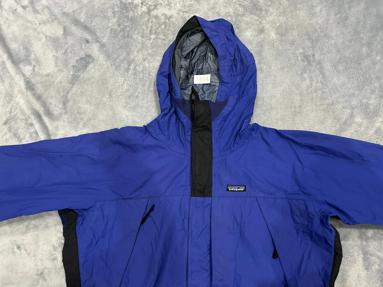 patagonia vintage triolet waterproof hooded full zip jacket