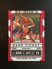 2020 Contenders DP NBA Deandre Ayton Game Ticket Blue Foil #/99 Suns #21