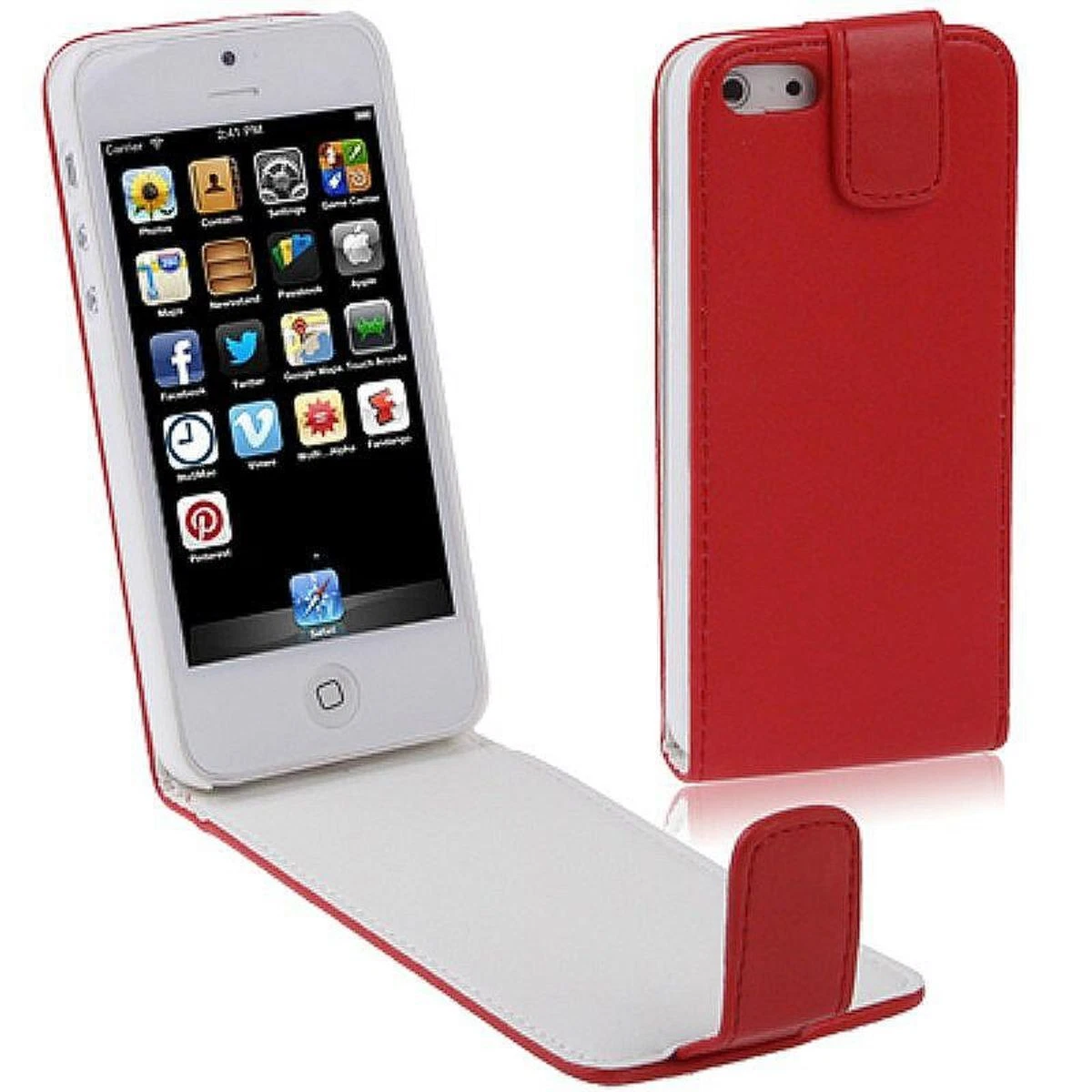 Custodia Posteriore IPhone SE 2a Generazione Rossa Grado AB - Ricambio Con Viti