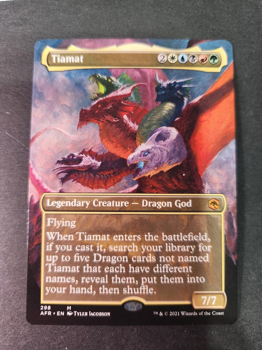 【 Foil 】アーティストプルーフ ティアマト Tiamat MTG Tiamat [Extended Art Foil] #298 Prices | Magic Adventures in the
