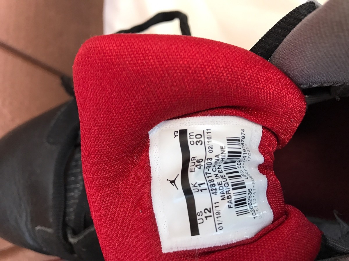 EUC‎ AIR JORDAN BASKETBALL SHOES US 10.5 428817-003 MICHAEL BLACK FIRE RED 51BczbCGDLL._AC_UY900_.jpg main image 3