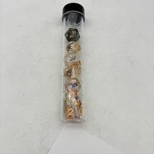 Sirius Dice D8 8pc Purple/Orange/Clear Dice Set D&D Role Playing Game