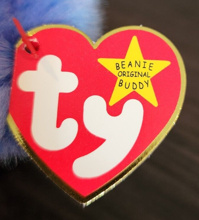 ty beanie baby bear "CLUBBY II" retired1999 - Picture 4 of 5