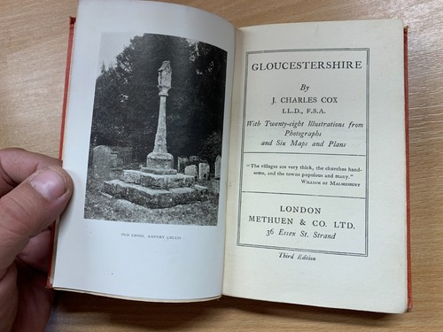 1920 GLOUCESTERSHIRE J CHARLES COX PHOTOS MAPS PLANS ANTIQUE HARDBACK BOOK (P2) - Picture 5 of 18