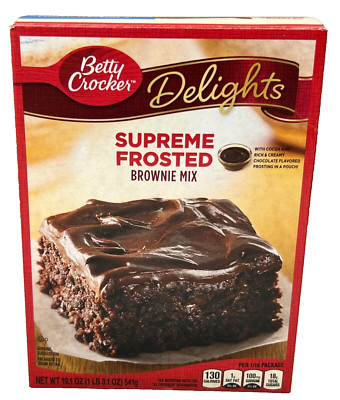 Betty Crocker Delights Supreme Frosted Brownie Mix 19.1 oz