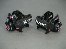 Razor Jetts Heel Wheels Skates  HOT PINK / TEAL  Adjustable Width and Straps