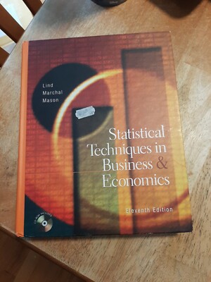 Statistical Techniques in Business & Economics by Douglas A. Lind (2001,...