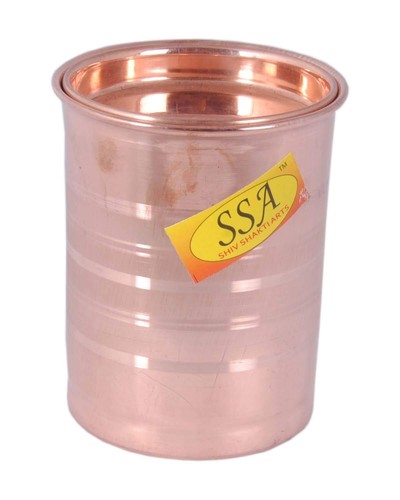 Borraccia In Rame Puro PR International – 900 Ml, Stile Ayurvedico, Finitura Lucida