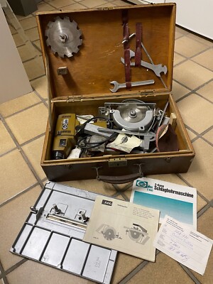 Retro - AEG Tischkreissäge als Bohrmaschinenaufsatz - von 1968 !!