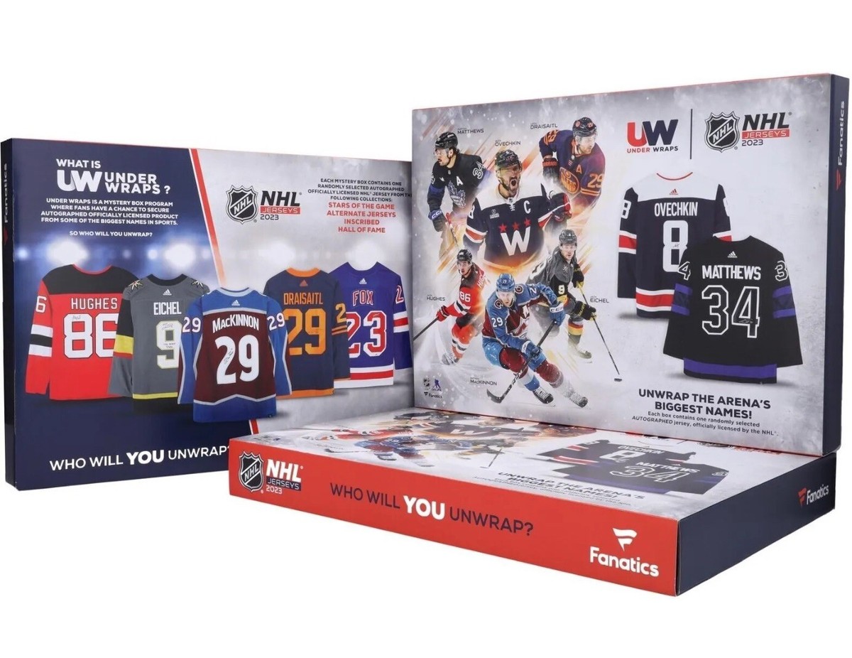 Fanatics Under Wraps Hockey Autographed Jersey Mystery Box | eBay