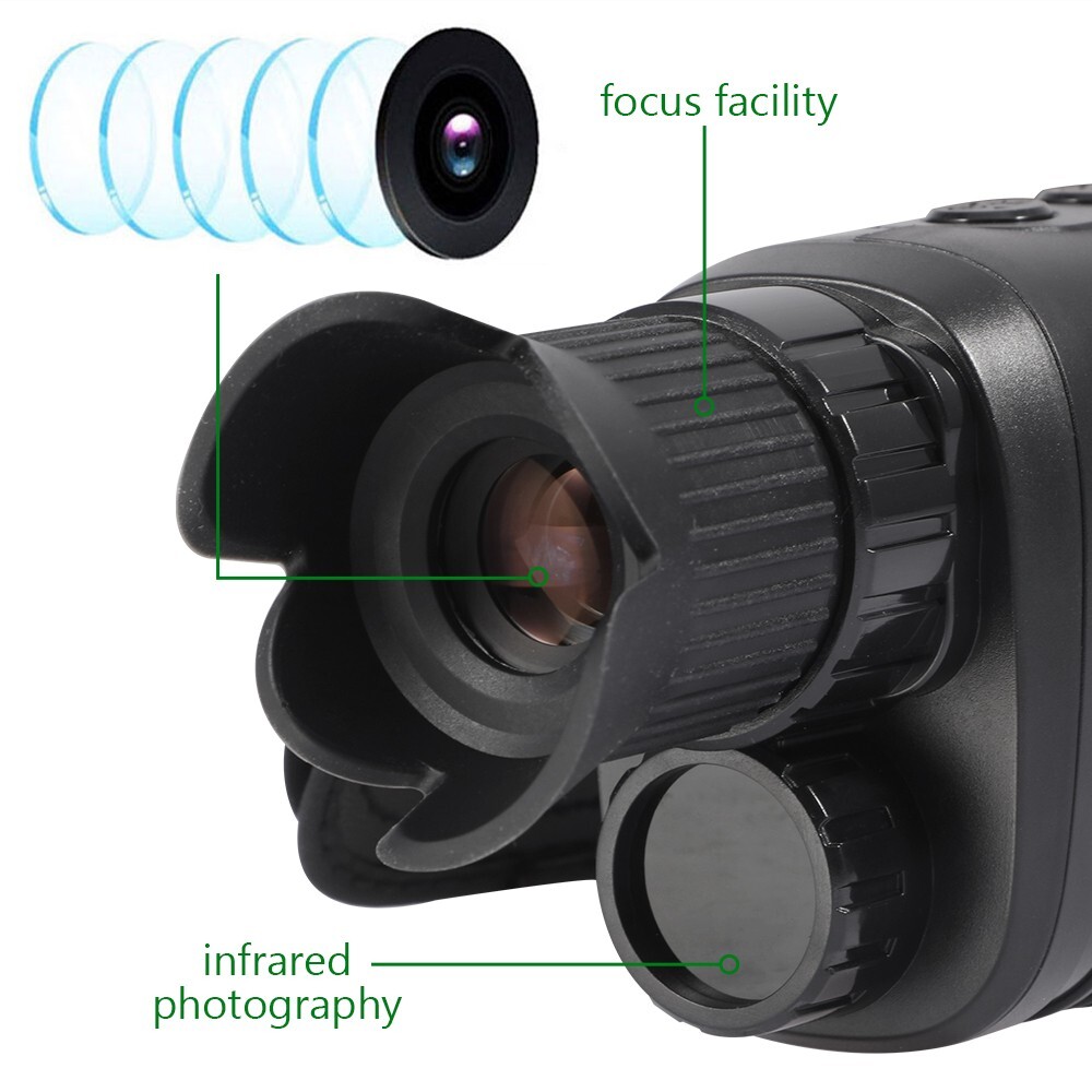 Night Vision Digital Camera HD IR Video Infrared Monocular Telescope
