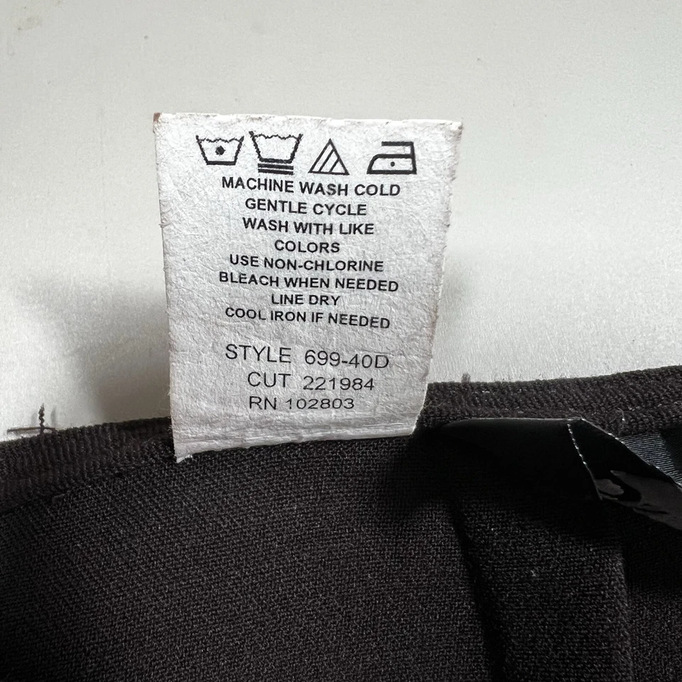 Юбка Briggs New York плиссированная женская размер 8 винтажная коричневая Y2K корпоративная готическая мокко - Изображение 3 из 4