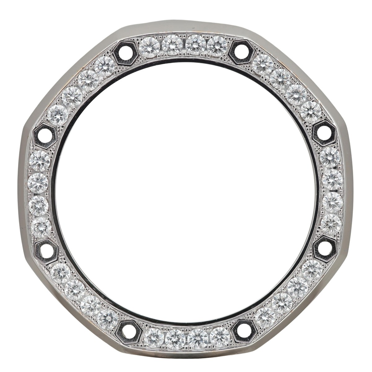 5351プールオムアクセサリー 1.60Ct Custom Diamond Alloy Bezel For Audemars Piguet Royal Oak