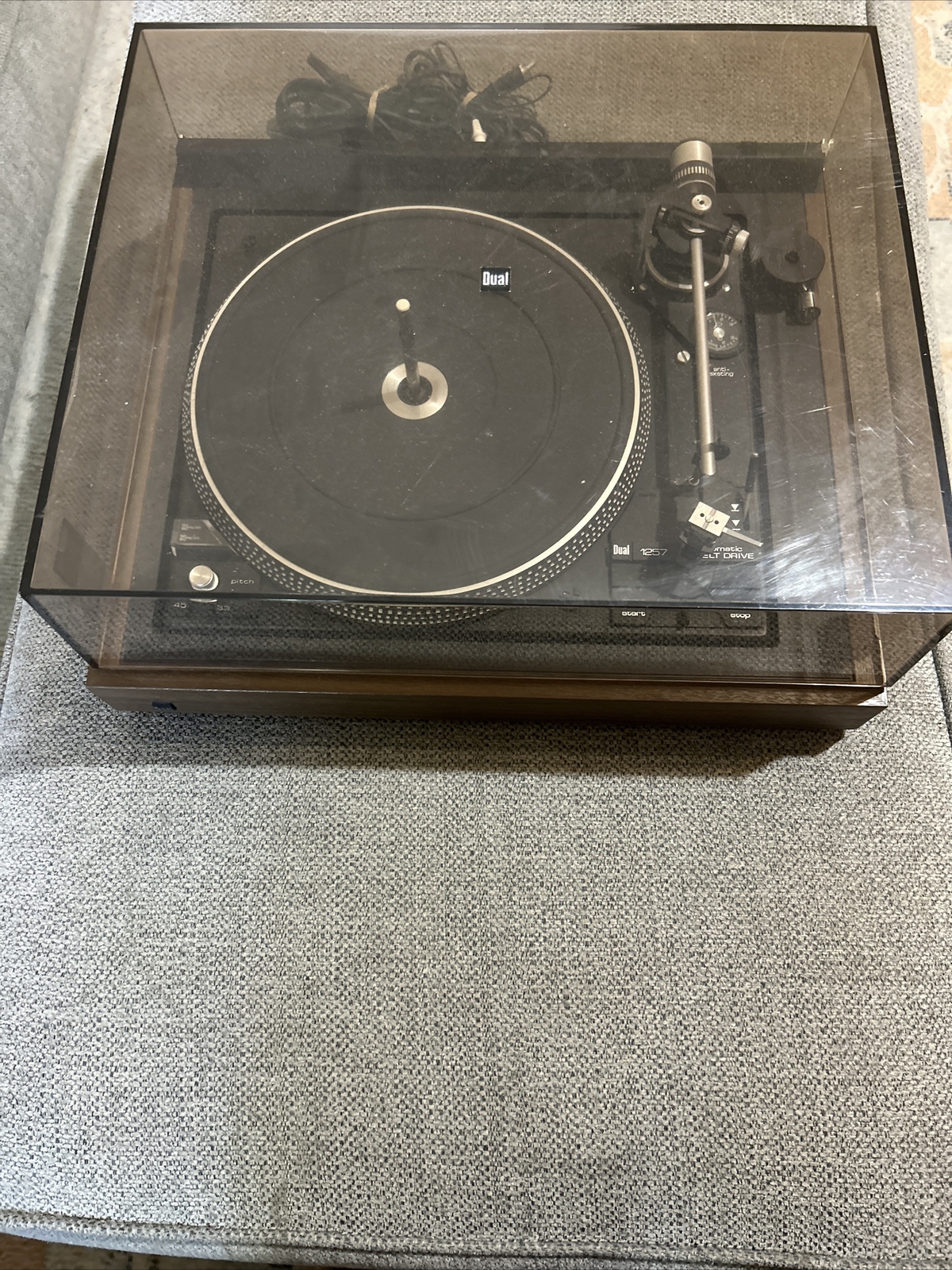 Rare Vintage Dual CS1257 Fully Automatic Belt Drive Turntable Untested eBay