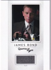 Tarjeta coleccionable reliquia James Bond 2017 edición final PR24 James Bond 011/200