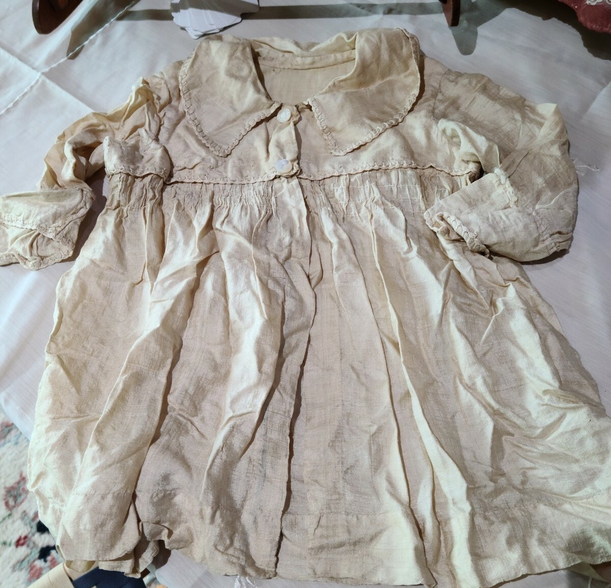 VINTAGE ♡ BABY CHILD'S IVORY JACKET Gem